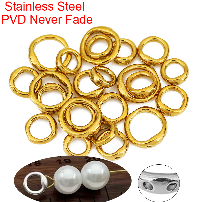Jewelry Making Articles - Fermoirs de collier en acier inoxydable,