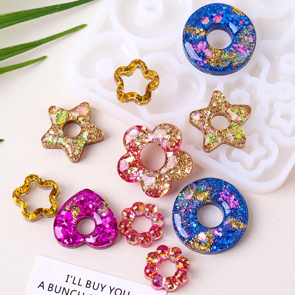 Resin Mold Jewelry - Bijoux multifonctionnels moule en Silicone bricolage