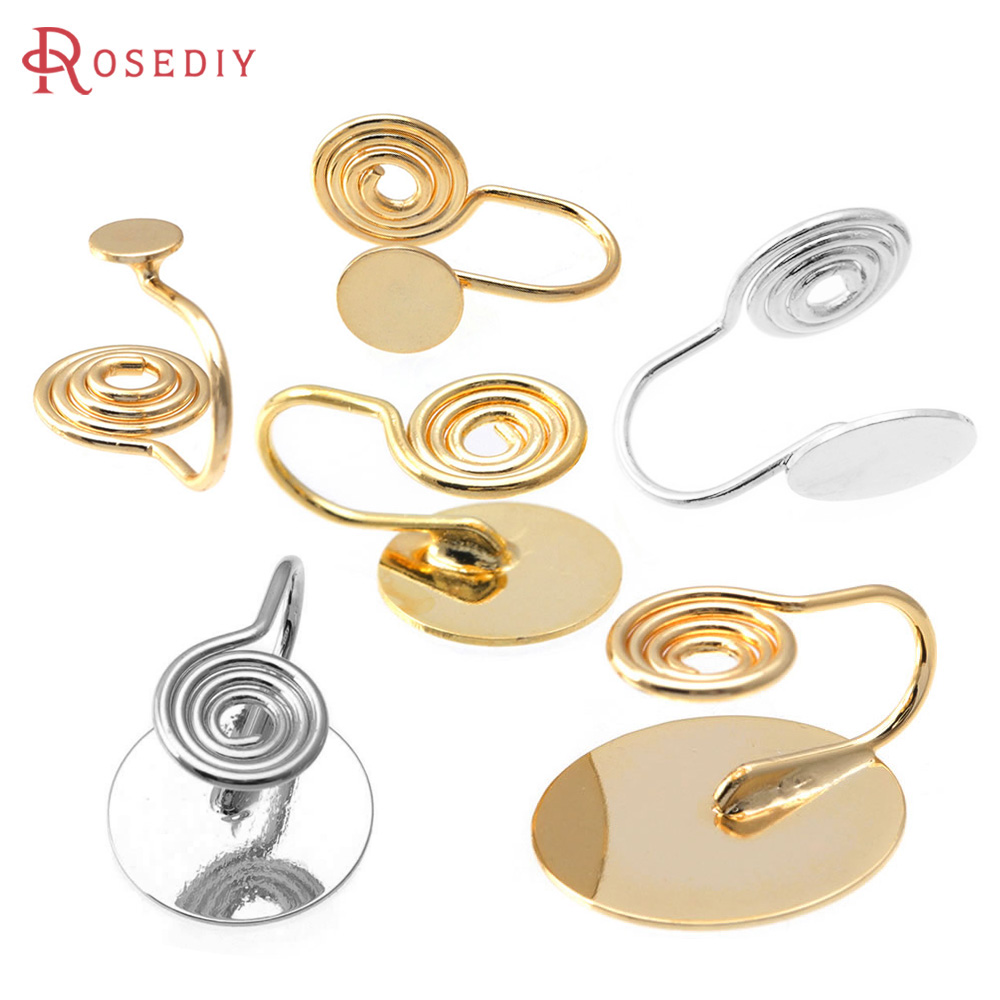 Jewelry Making Set - 4MM~14MM Laiton couleur or 18K avec