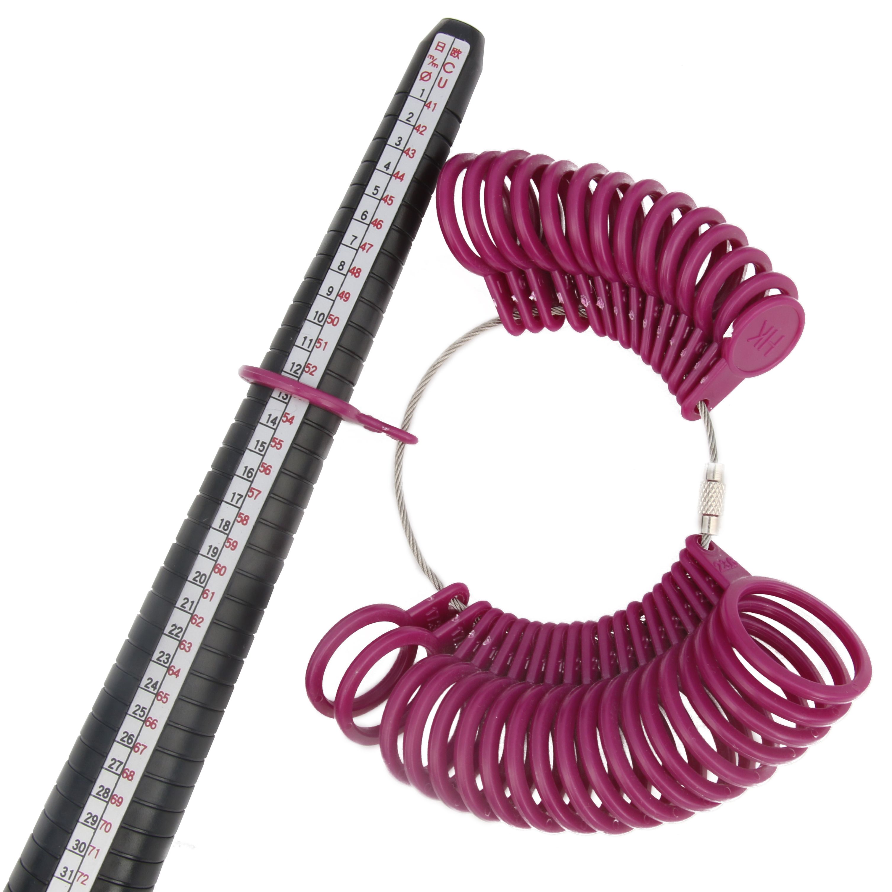 Jewelry Making Kit Professional - Détecteur professionnel de taille d'anneau, mandrin,