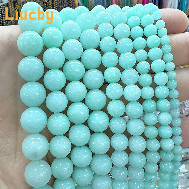 Jewelry Making Amazon - Perles en pierre naturelle verte amazonite,