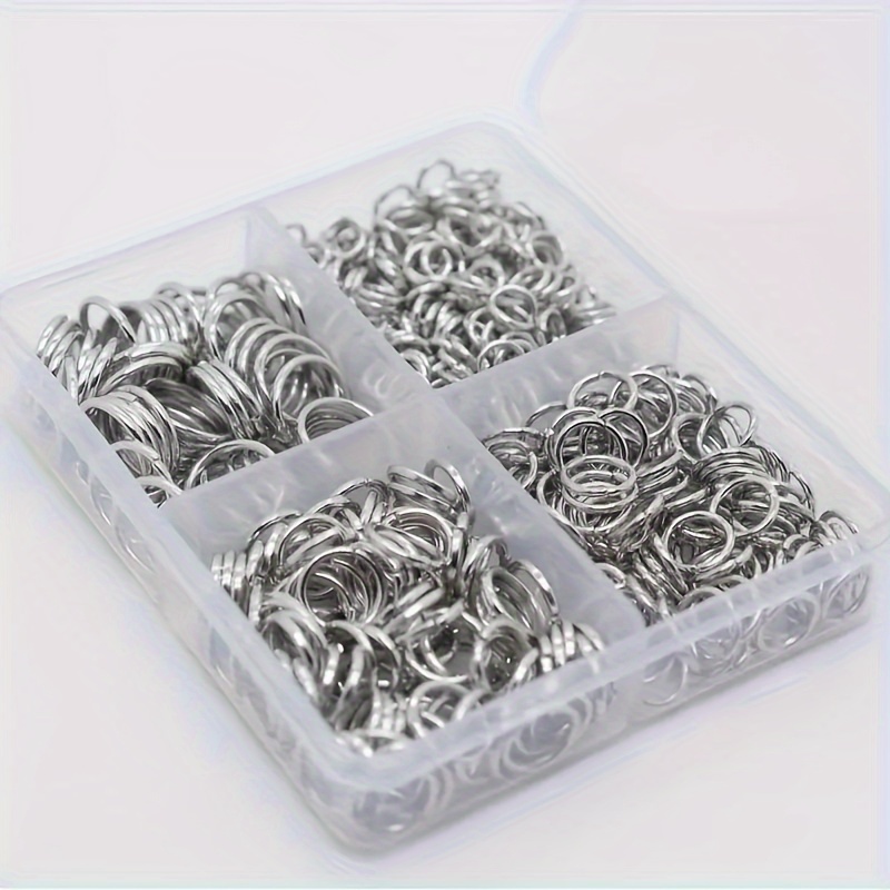 Jump Ring Assorted - Lot de 500 anneaux ouverts mixtes