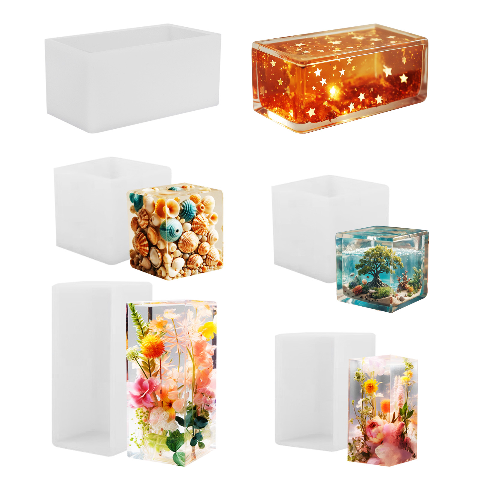 Resin Mold Jewelry - Moule en silicone pour moulage époxy,