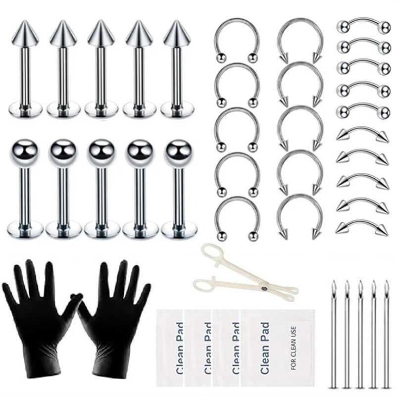 Jewelry Making Kit Professional - Kit d'outils de perçage corporel professionnel,