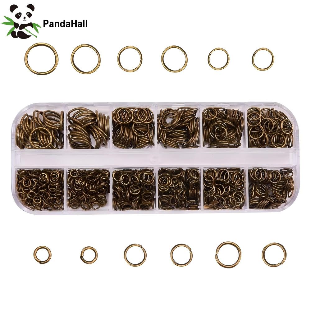Jump Ring Assorted - PandaHall – Environ 1000 anneaux de