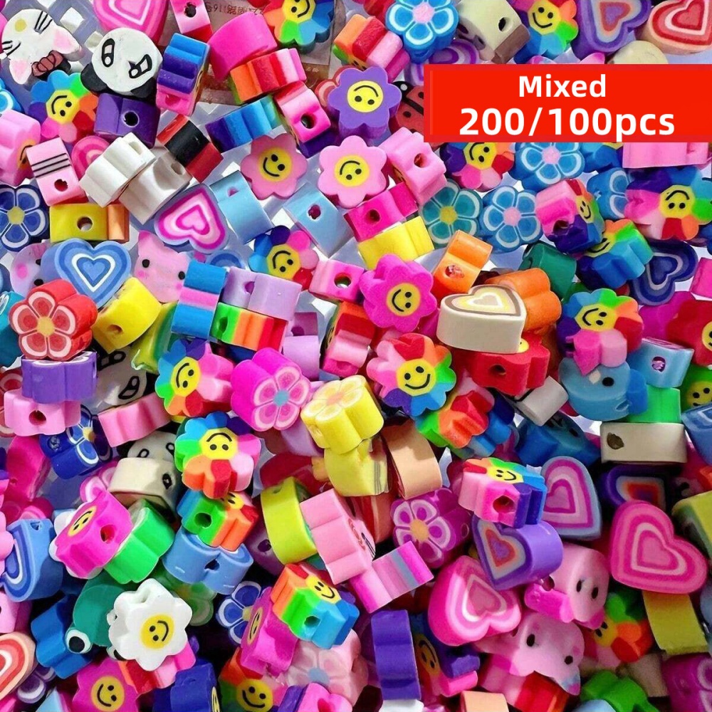 Jewelry Making In Clay - 200/100 pièces de perles en argile