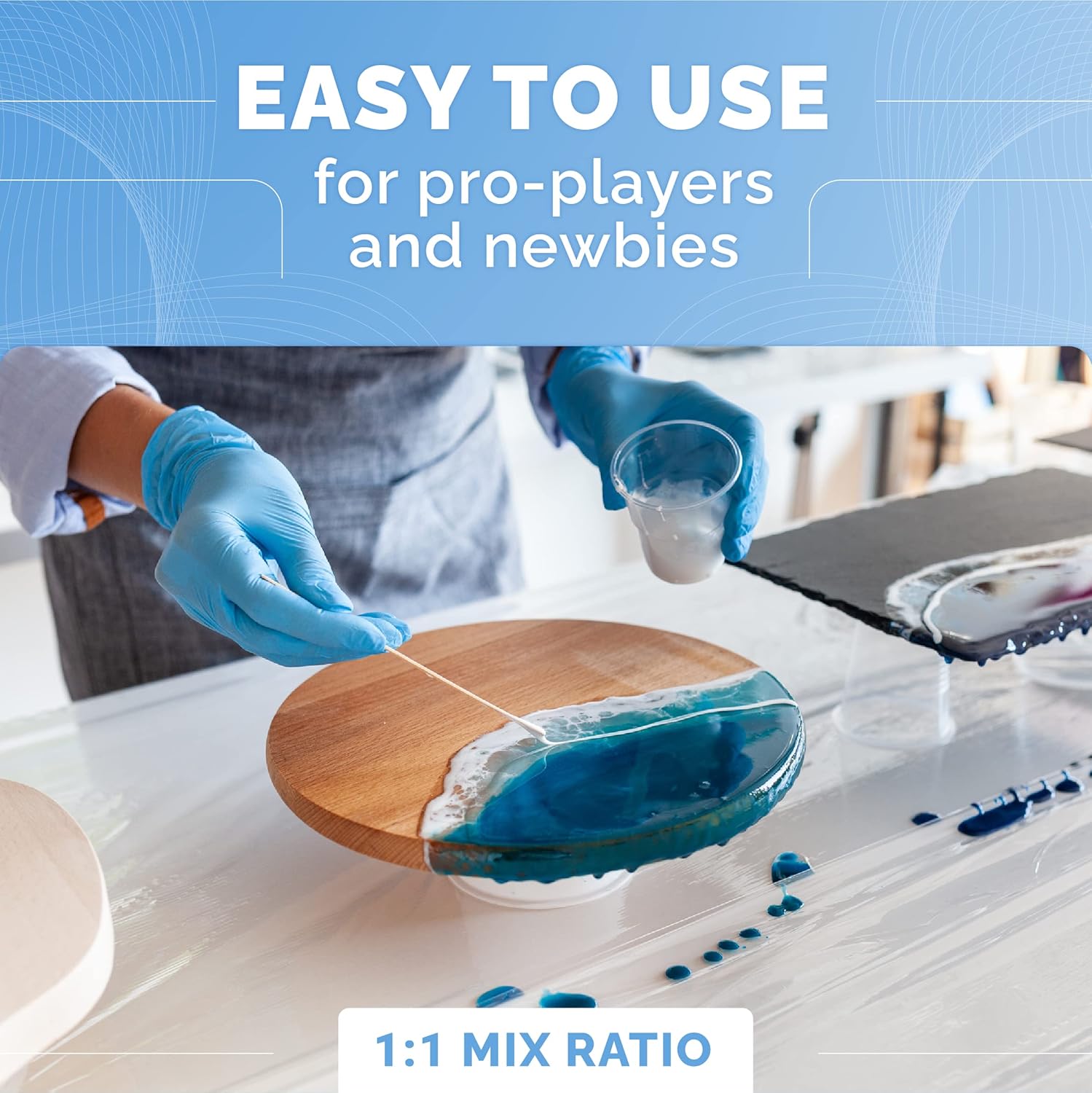 Kit de résine époxy transparen - Resin Mold Jewelry avis et prix