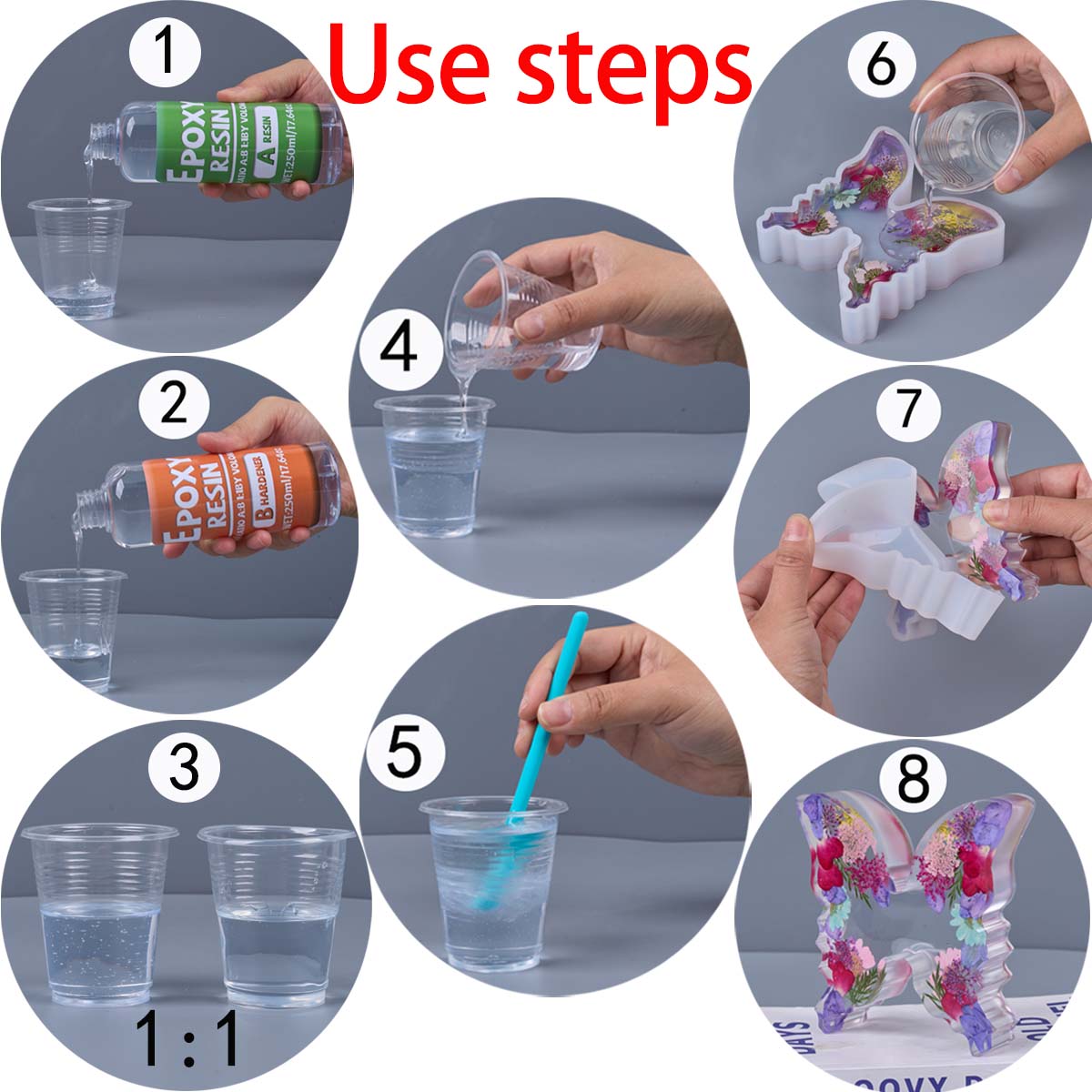 Kit de résine époxy Anti-jauni - Resin Mold Jewelry avis et prix