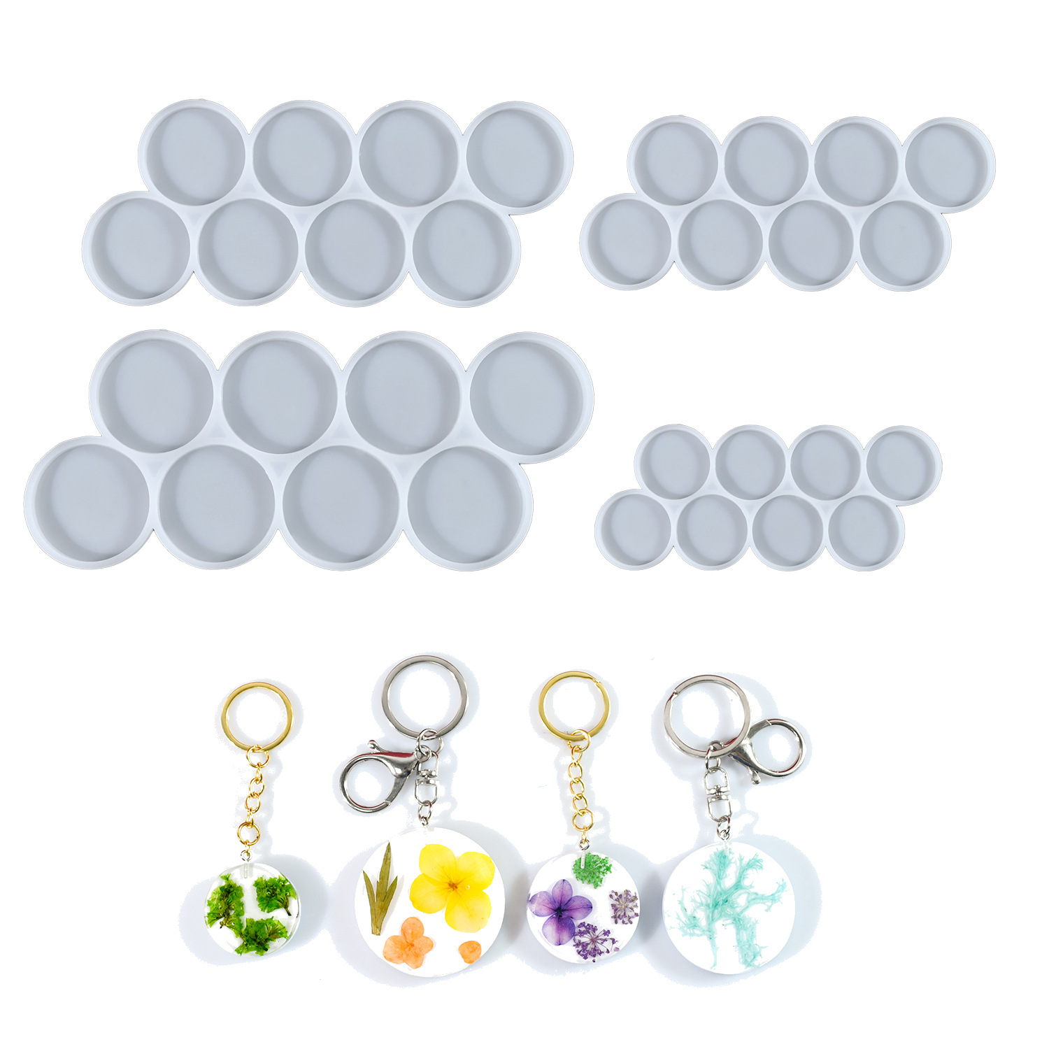 Moule rond en Silicone avec po - Resin Mold Jewelry avis et prix