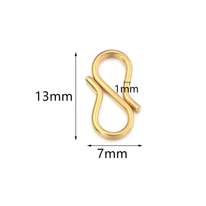 30 crochets de finition en for - Jewelry Making Chain avis et prix