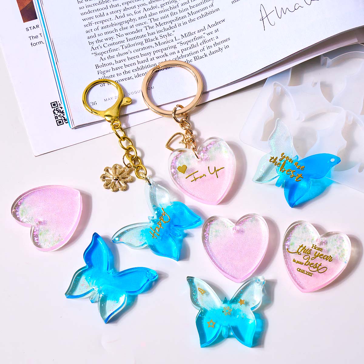 Moule en silicone à six cavité - Resin Mold Jewelry avis et prix