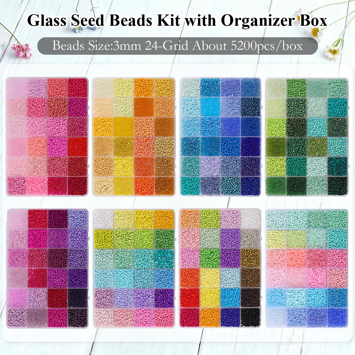 Kit de 5200 Perles de Rocaille - Jewelry Making Tutorials avis et prix
