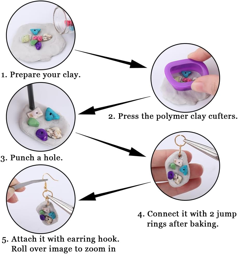 Kit de fabrication de boucles  - Jewelry Making In Clay avis et prix