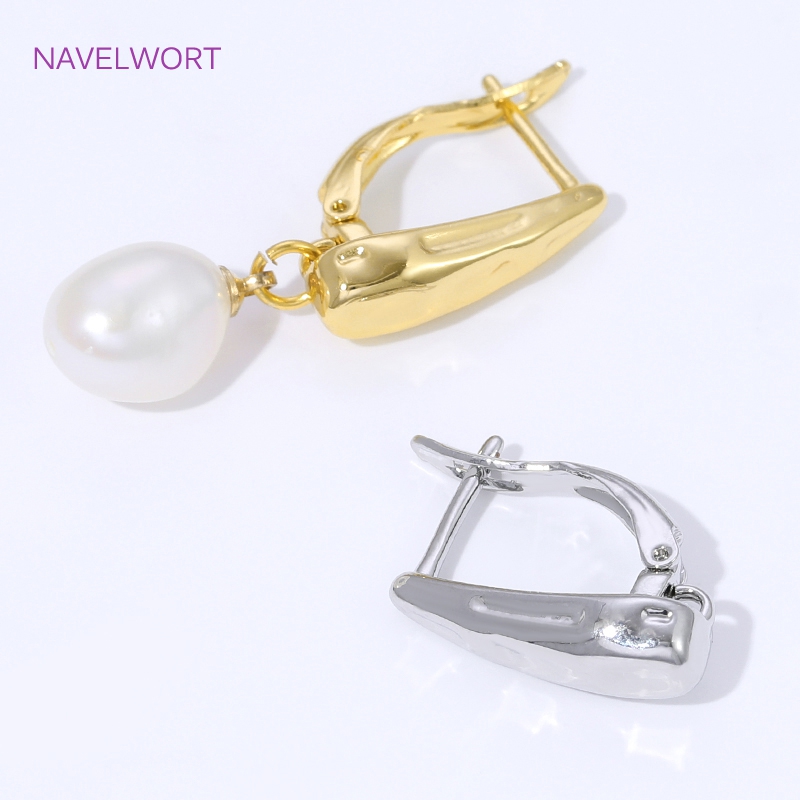 Crochets d'oreille lisses plaq - Jewelry Making Articles avis et prix