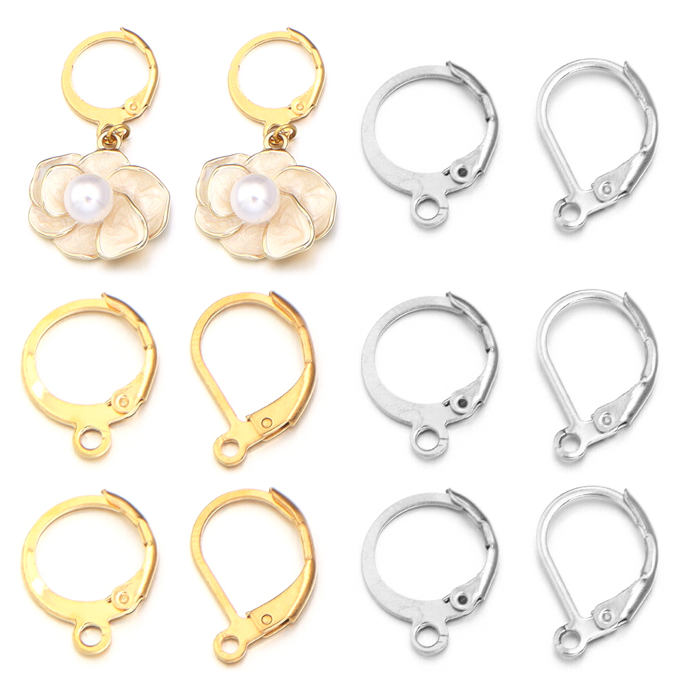Crochet d'oreille rond en acie - Jewelry Making Articles avis et prix