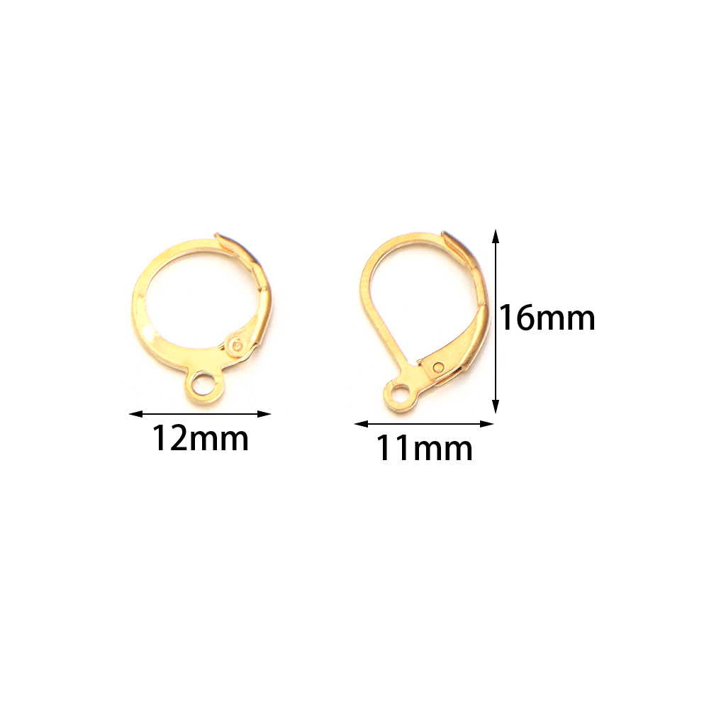 Crochet d'oreille rond en acie - Jewelry Making Articles avis et prix