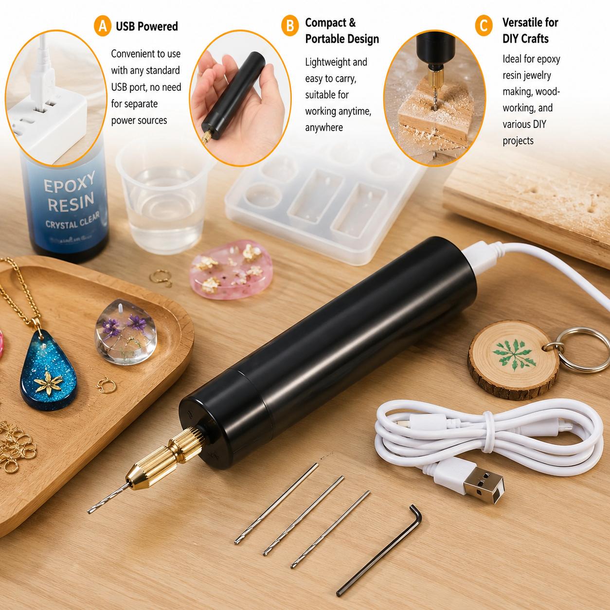Mini perceuse électrique sans  - Jewelry Making Kit Professional avis et prix