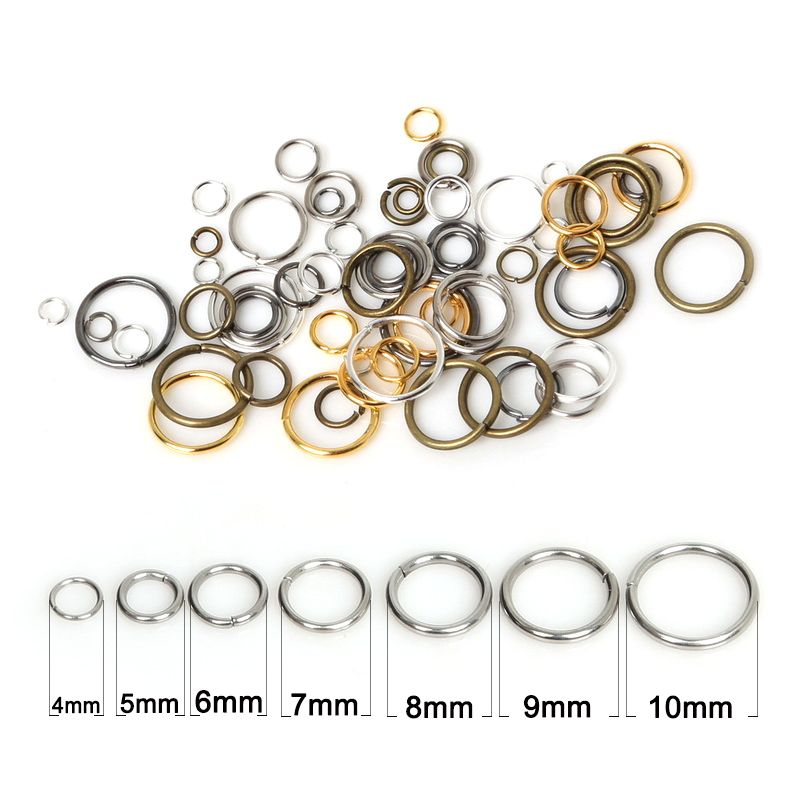 50-500 pièces 3-18mm boucle cl - Jump Ring Assorted avis et prix