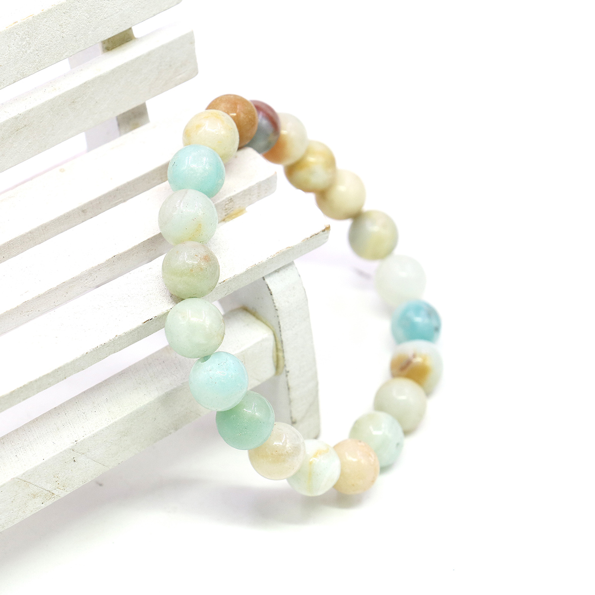 Bracelet en agate amazonite bl - Jewelry Making Amazon avis et prix