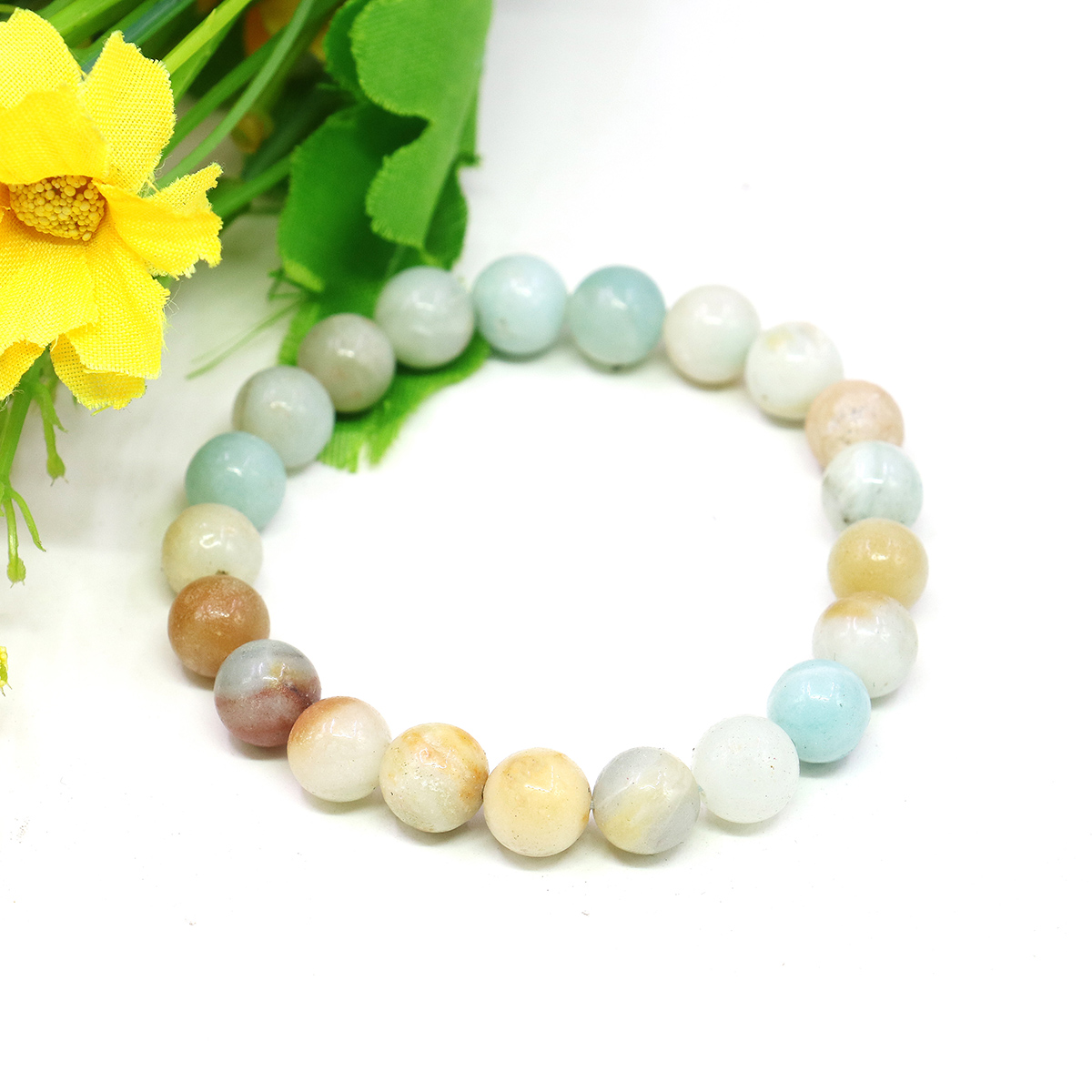 Bracelet en agate amazonite bl - Jewelry Making Amazon avis et prix