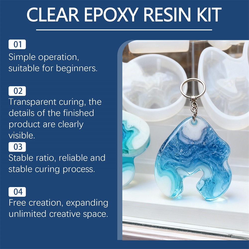 Kit de résine époxy transparen - Resin Mold Jewelry avis et prix