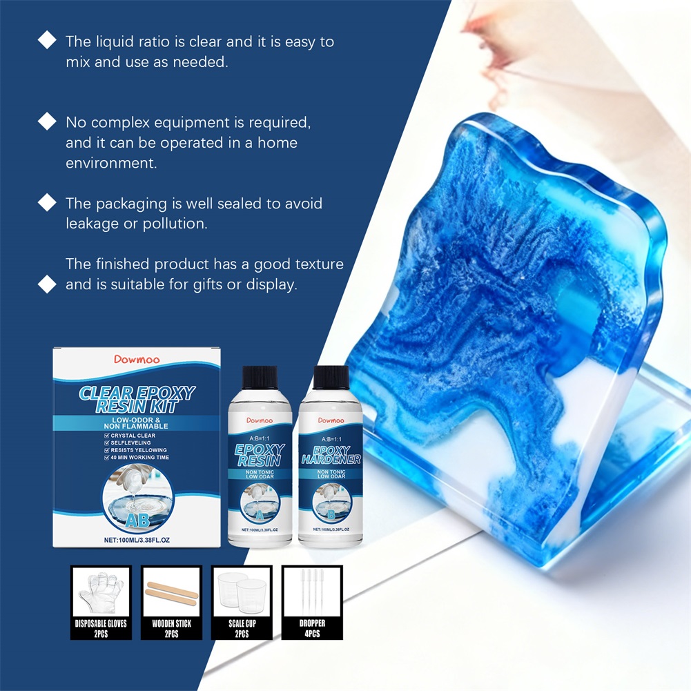 Kit de résine époxy transparen - Resin Mold Jewelry avis et prix