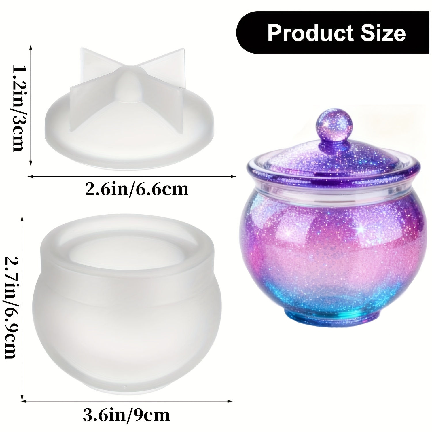1 jeu de moules ronds en résin - Resin Mold Jewelry avis et prix